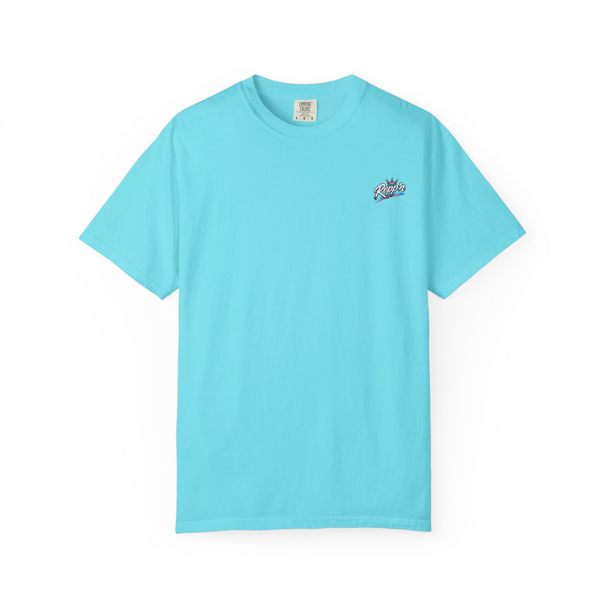 Repp'n Miami Sunset Skyline T-shirt | Retro Palm Beach City Tee