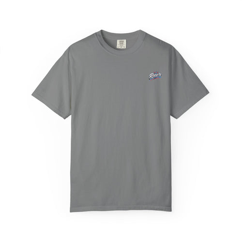 Repp'n Miami Sunset Skyline T-shirt | Retro Palm Beach City Tee
