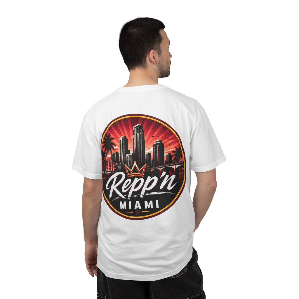 Miami Skyline Graphic T-shirt | Repp'n Miami City Logo