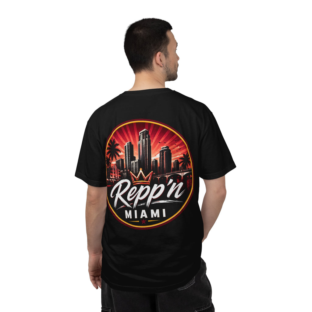 Miami Skyline Graphic T-shirt | Repp'n Miami City Logo